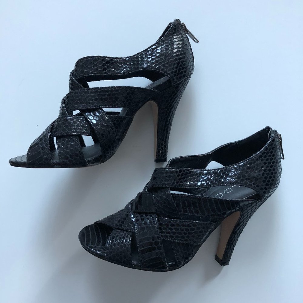 Aldo Patent Snake-Effect Heels - Picture 2 of 6